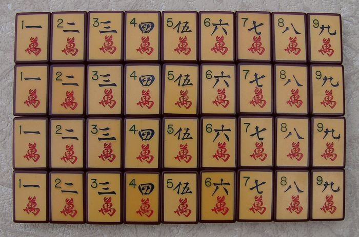 Vintage mah jong, mahjong, mah jongg, mahjongg, ma jong, ma jongg ...